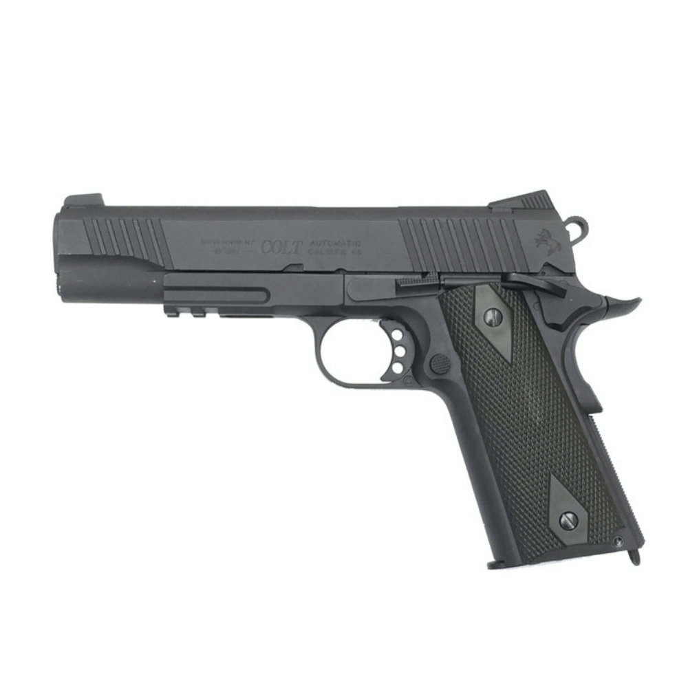 Colt 1911 Rail Gun Black Matt Full Metal | Co2 | Cybergun