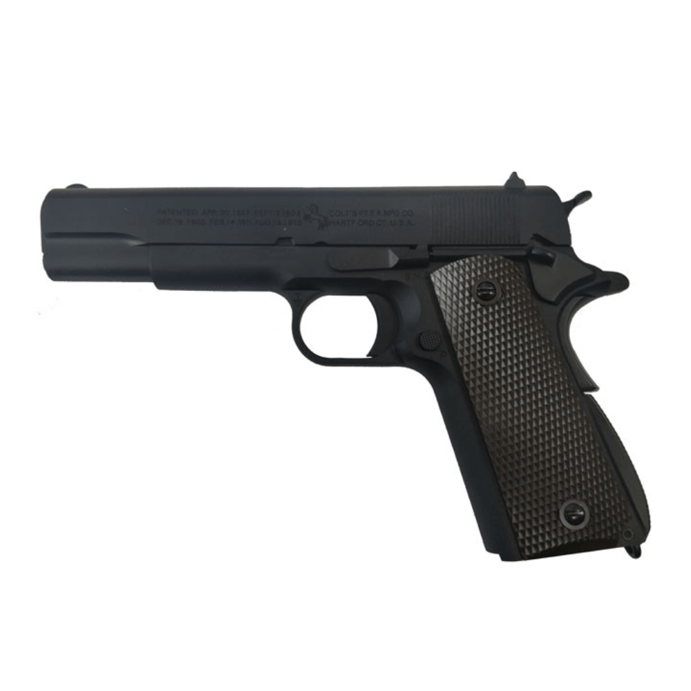 Colt 1911 Full Metal Black Blow Back Co2