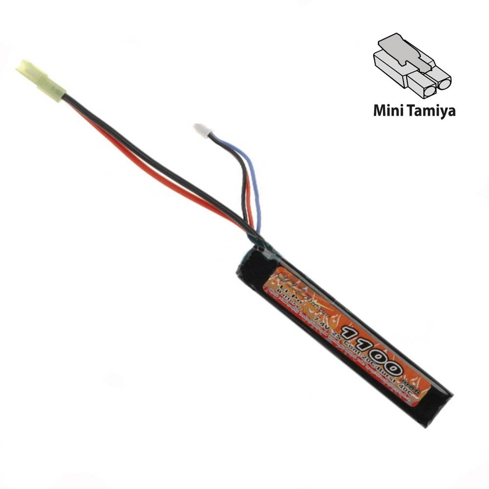 VB Power 7.4V 1100mAh Stock Tube