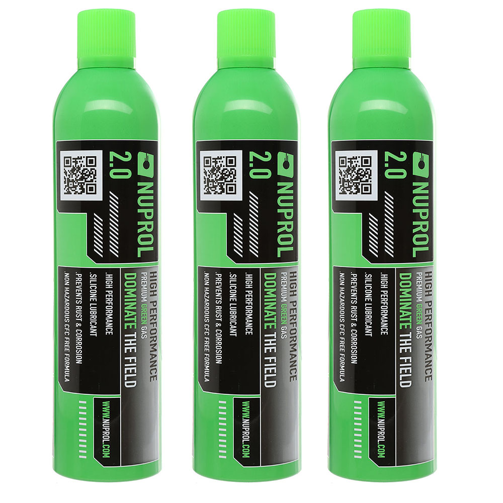 3x NUPROL 2.0 Green Gas